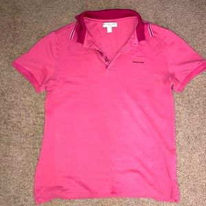 Pink Burberry shirt M